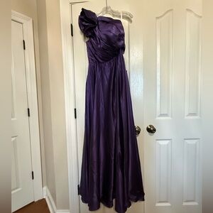 Elegant Purple Evening Gown